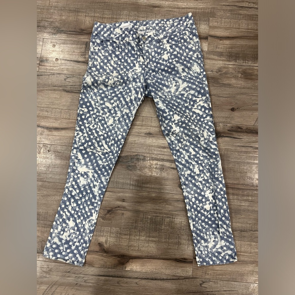 Gap 1969 Jeans Womens 28 Always Skinny Mid Rise Stretch acid washed denim